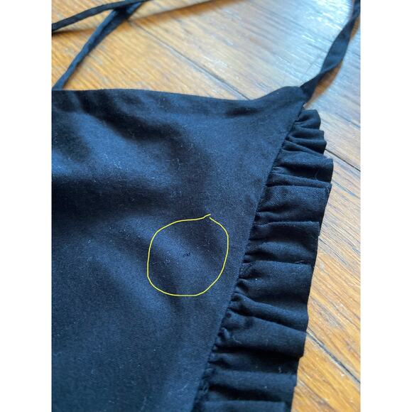 LOFT Black Pleated Summer Dress w/Fabric Belt sz 6 - Picture 11 of 16